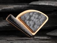 14K Gold and Agate Pin / Brooch