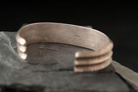 Navajo Arts and Crafts Guild Silver Cuff Bracelet