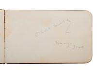 [LITERATURE]. Autograph album signed by various individuals, incl. Oscar WILDE.
