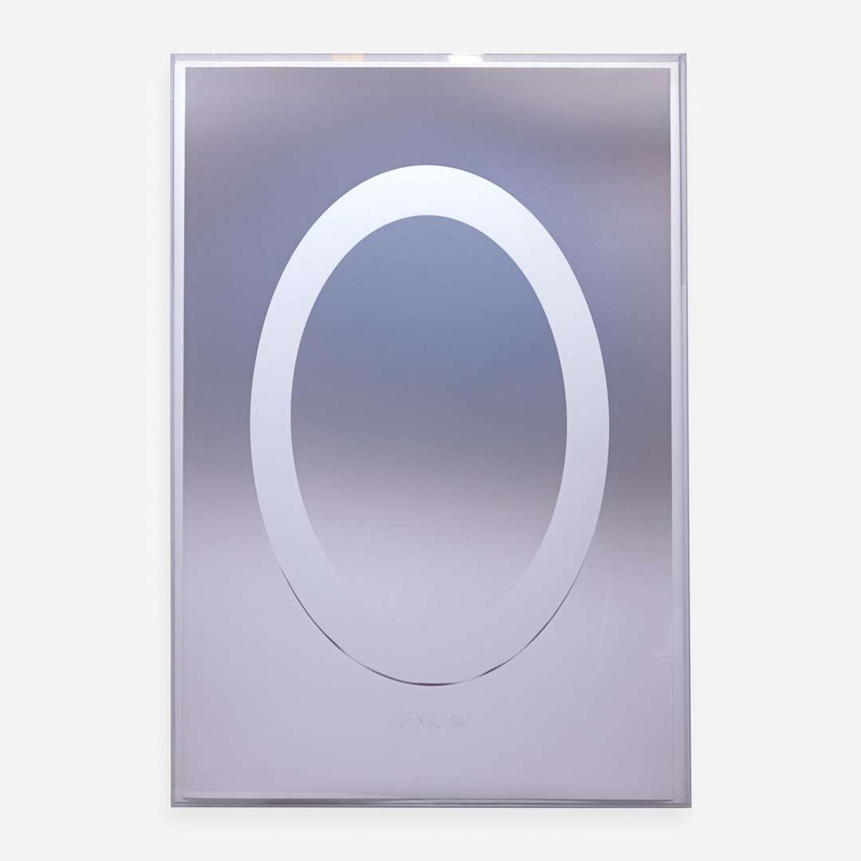 Larry Bell (American, b. 1939) ELIN 46 (Ellipse with Insert) from Vapor Drawings Series