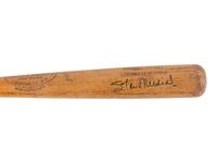 A 1958 Stan Musial Game Used Hillerich & Bradsby Bat PSA GU 8 - 3,000 Hit Season