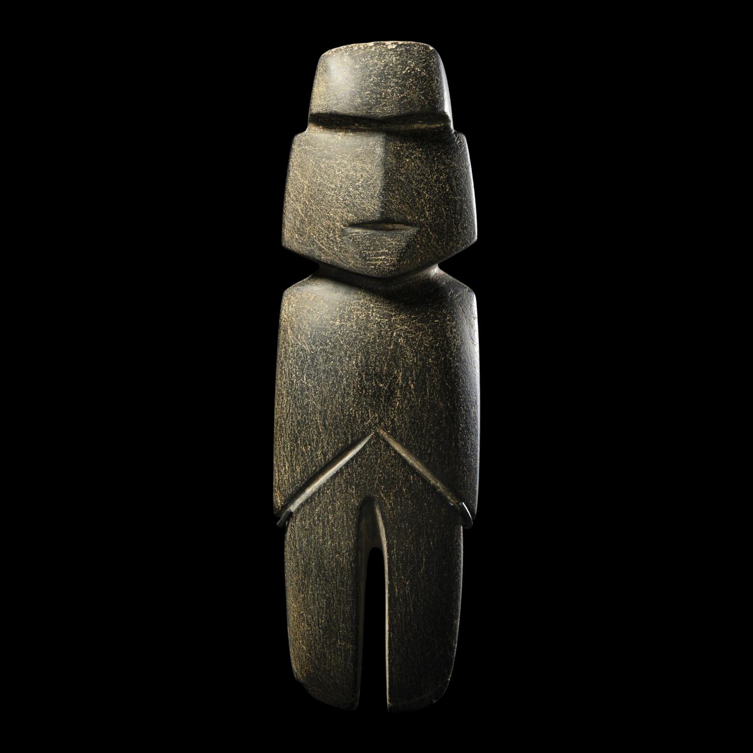 A Mezcala Greystone Figure