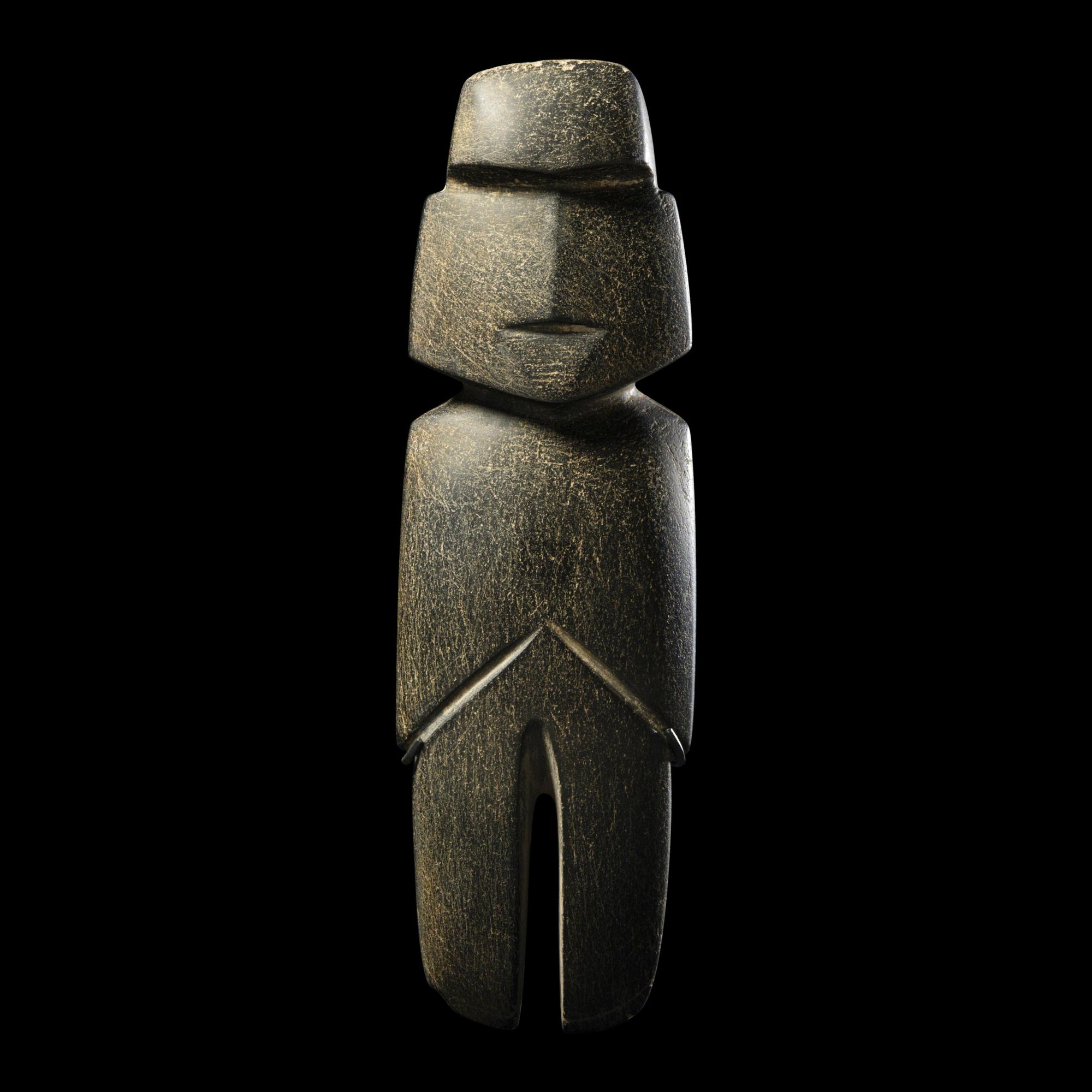 A Mezcala Greystone Figure