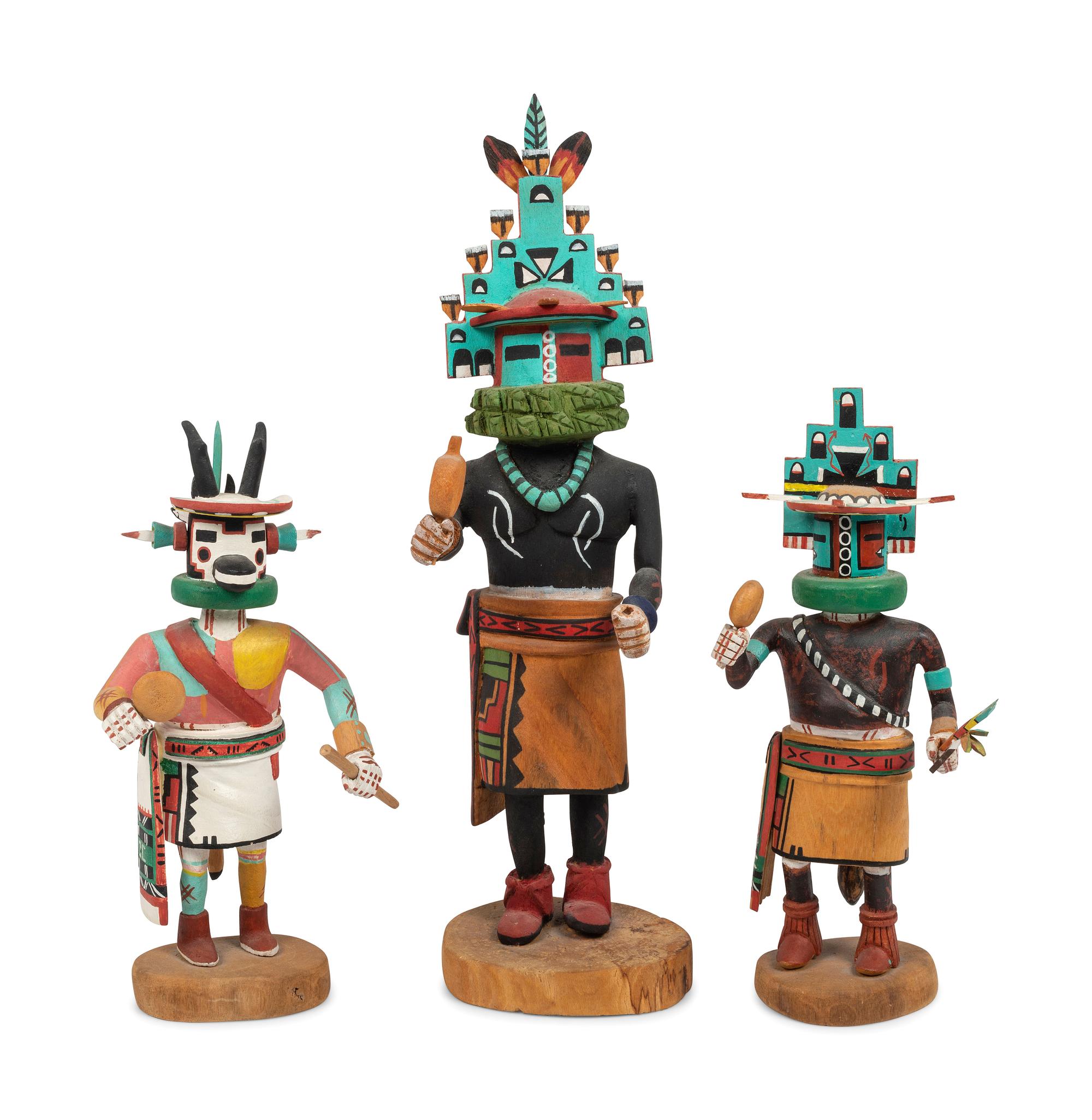 Group of Hopi Katsinas