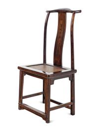 A Pair of Chinese Hardwood Chairs