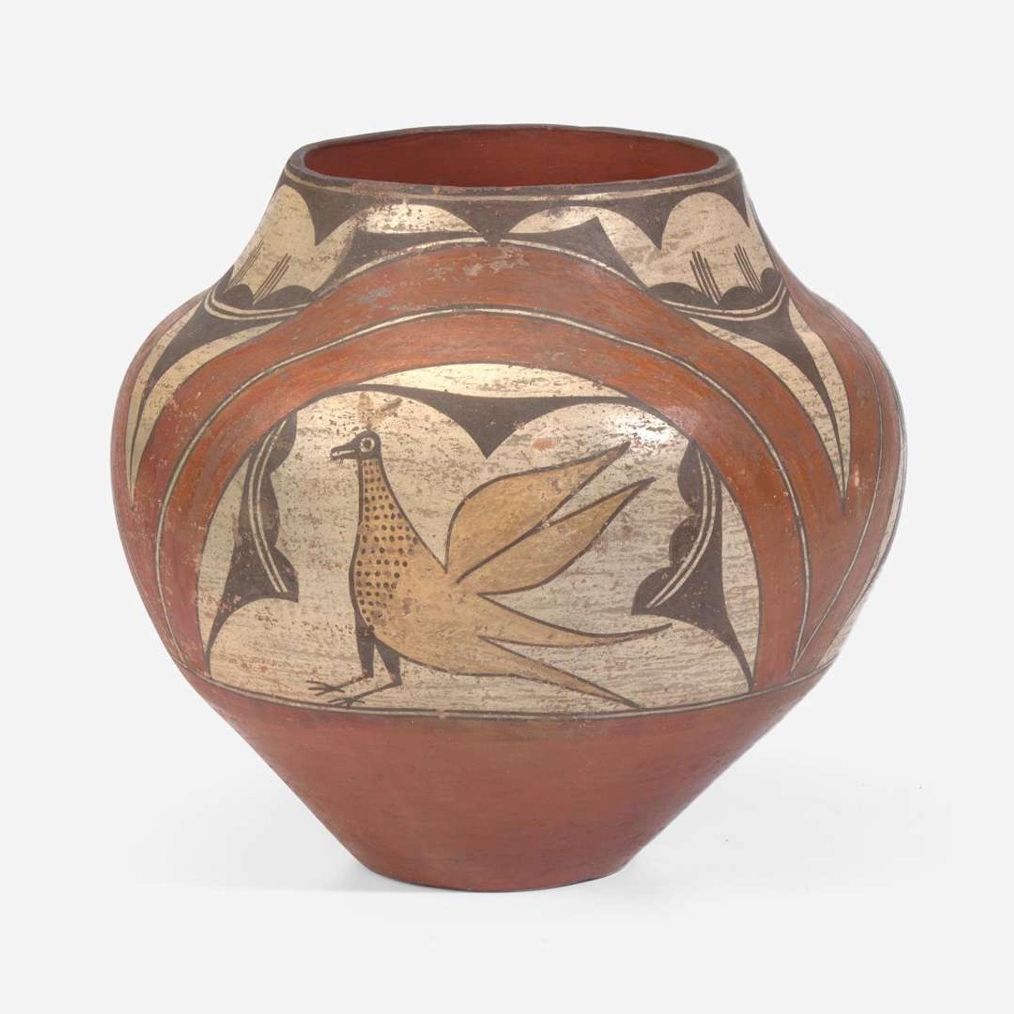 A Zia Pueblo storage jar late 19th / early 20th century