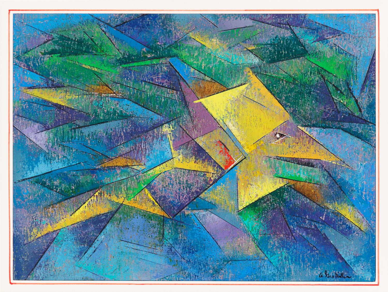 A. George Miller, (American, 1905-1982), Untiled (Abstract Landscapes), c. 1930 (a group of seven works)