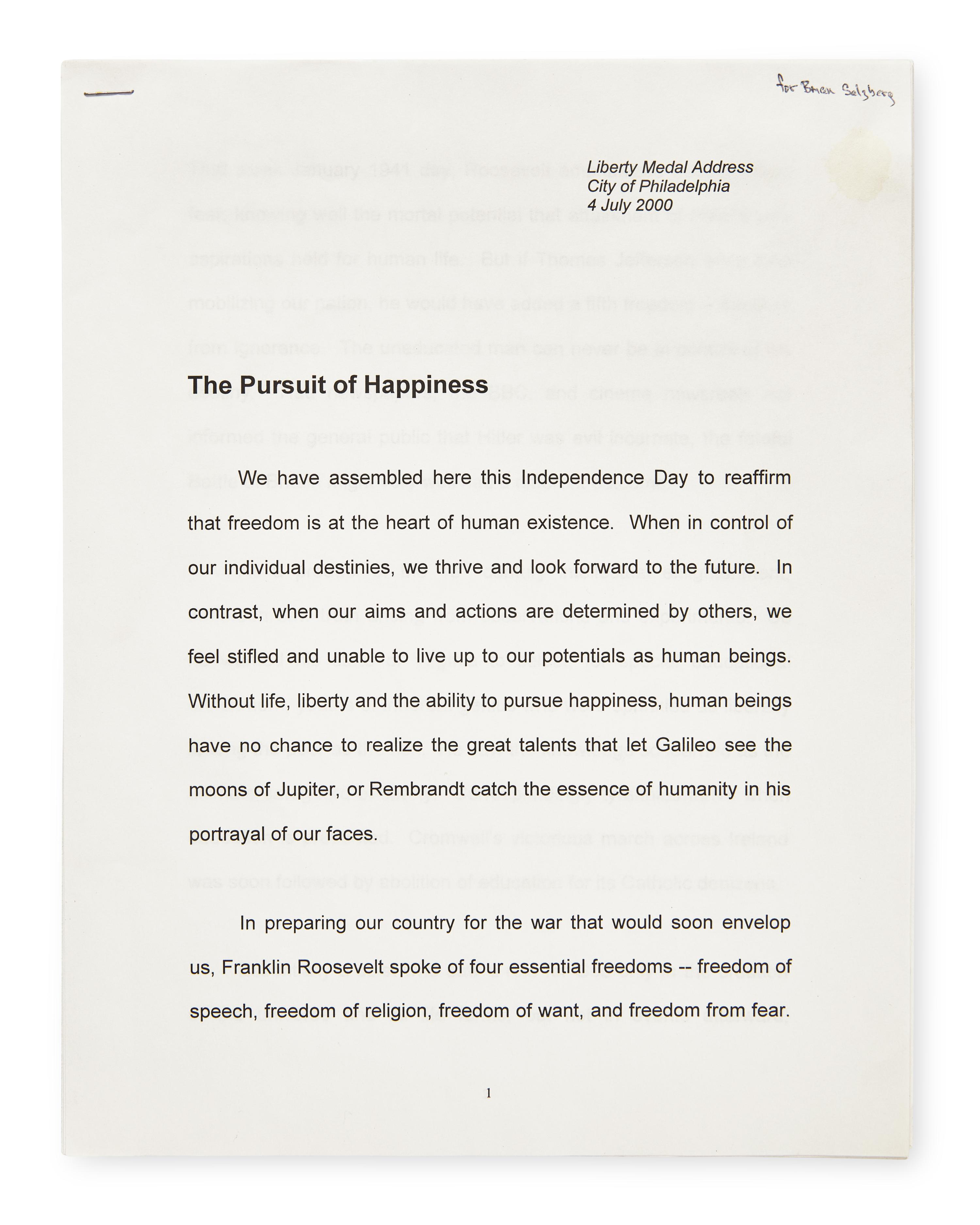 [Science, Medicine & Mathematics] Watson, James D. The Pursuit of Happiness