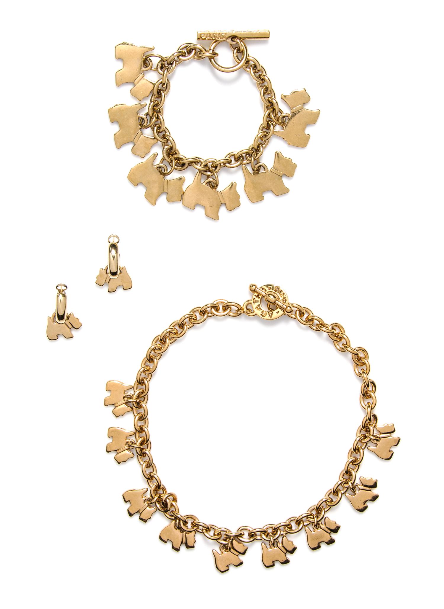 An Agatha Paris 'Scotties' Goldtone Parure,