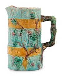 An English or American Majolica Pitcher