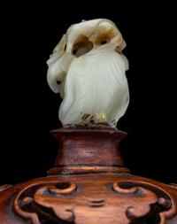 A Pair of Chinese Sancai Glazed Porcelain Tripod Ding Vessels