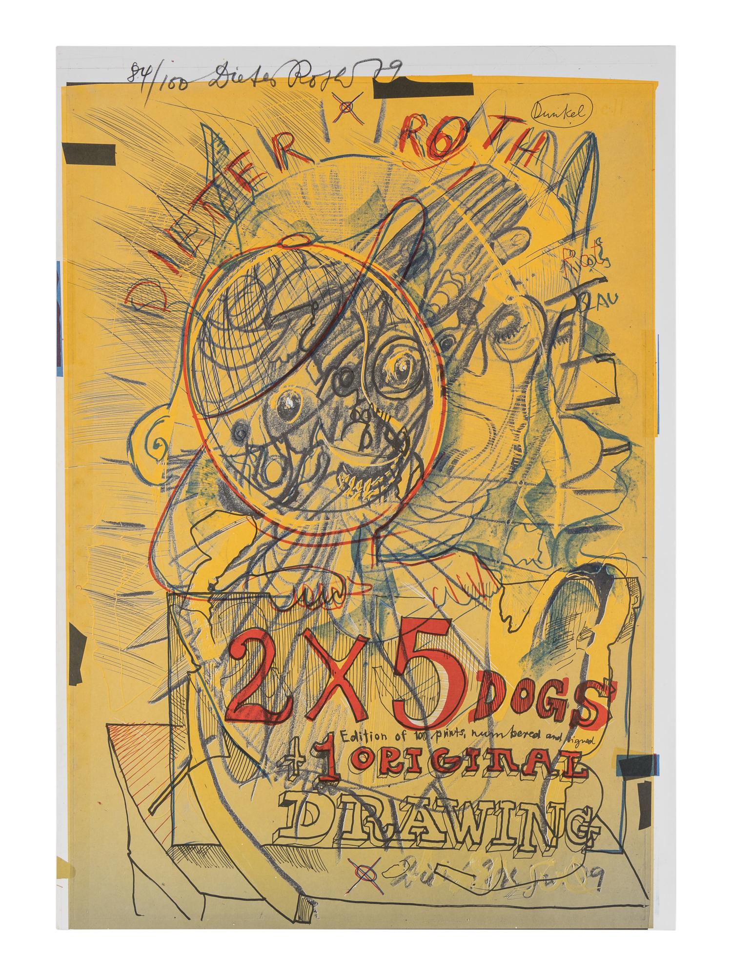 2 times 5 Dogs (the complete portfolio of 14 works), 1979