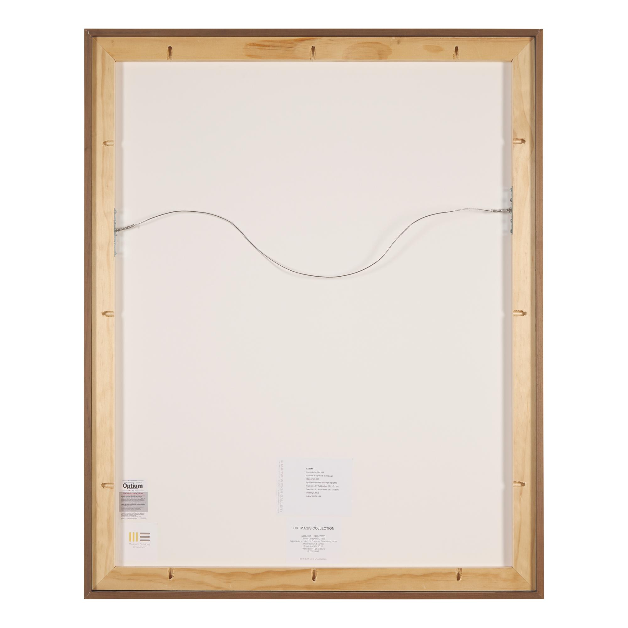 Sol LeWitt (American, 1928-2007) — Lincoln Center Print , 1998