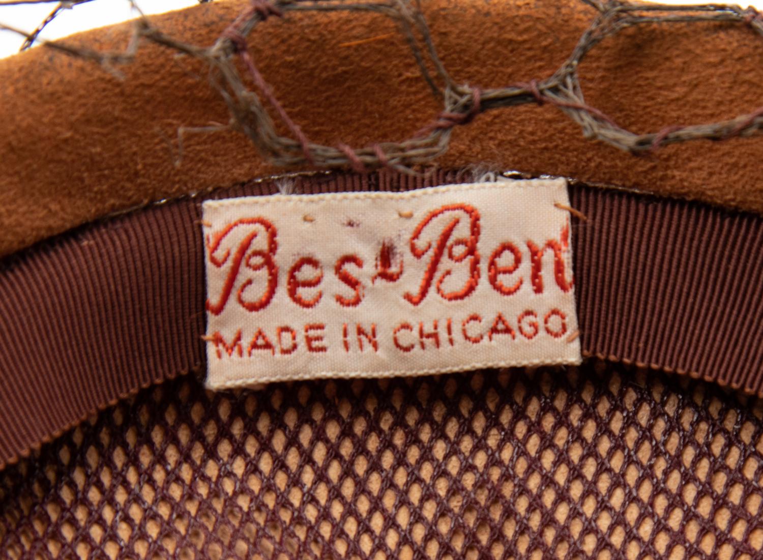 Three Bes-Ben Hats; One with Cork, One Peking Glass, One with Mirrors