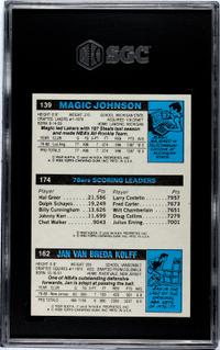 A Group of 1980-81 Topps Magic Johnson and Larry Bird Rookie Basketball Cards