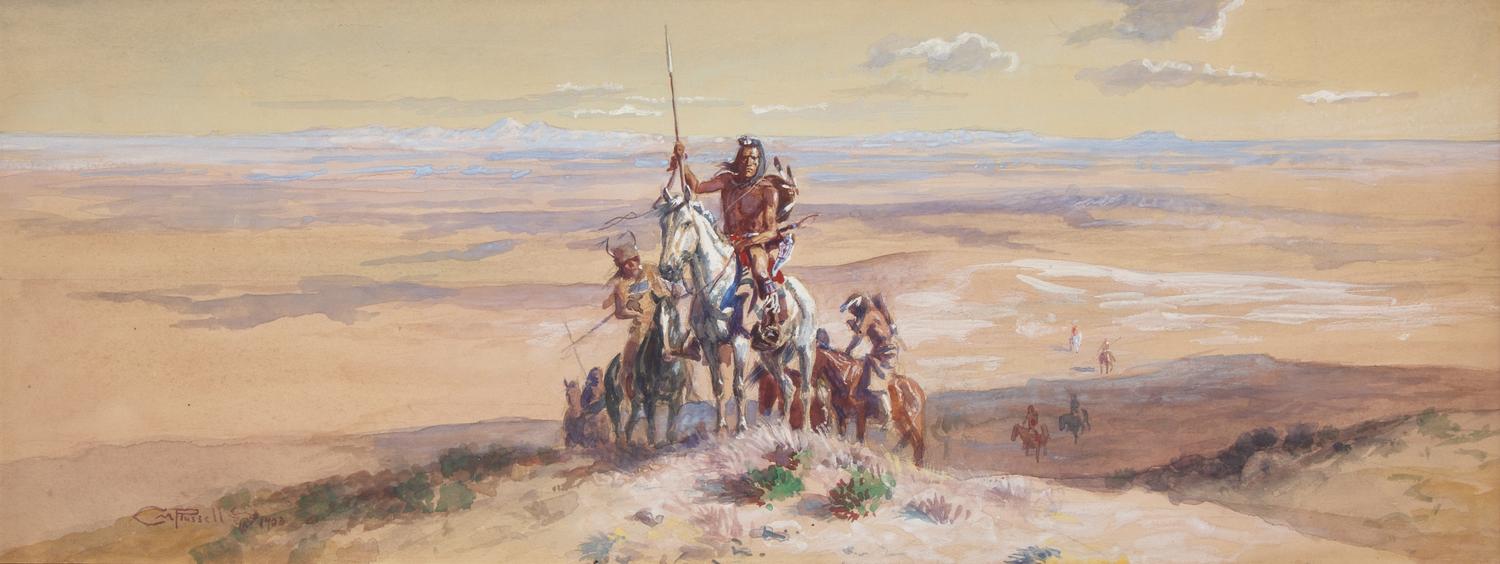 Indians on the Plains , 1903