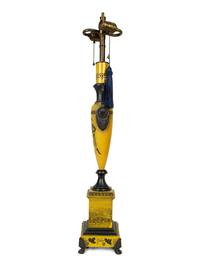 A Tole Table Lamp