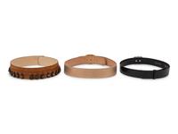 Three Designer Belts By Chanel and Oscar de la Renta