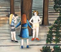 Untitled (The Hens and the Grasshopper)