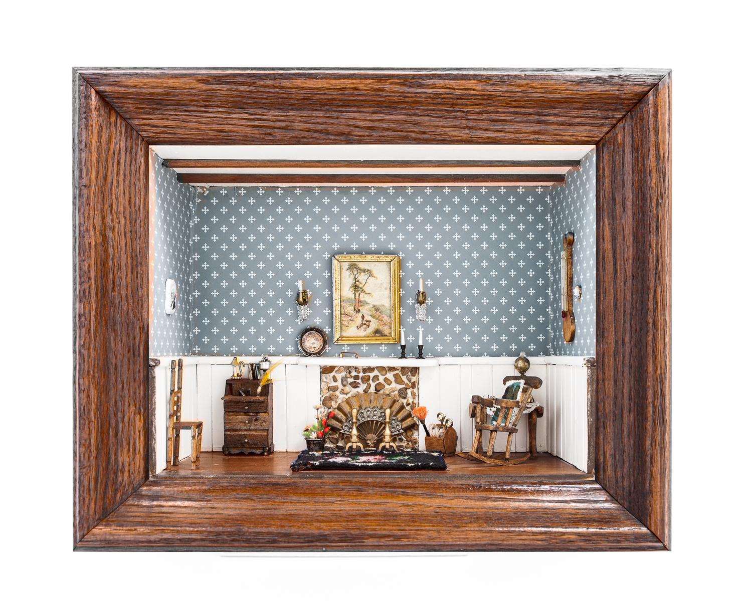 Two American Dioramas Height 11 1/2 x depth 14 3/4 x width 6 1/4 inches. — 20TH CENTURY