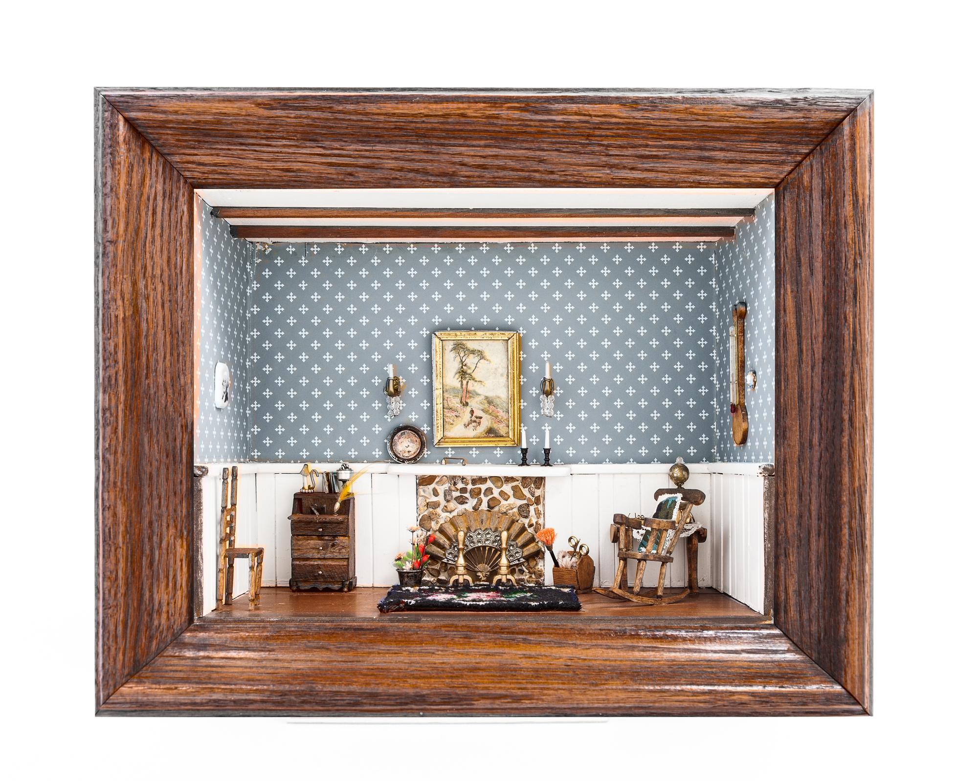 Two American Dioramas Height 11 1/2 x depth 14 3/4 x width 6 1/4 inches. — 20TH CENTURY