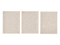 KELLER, Helen Adams (1880-1968) and Michael ANAGNOS (1837-1906 ). A small archive of materials related to Keller and Anagnos, including: