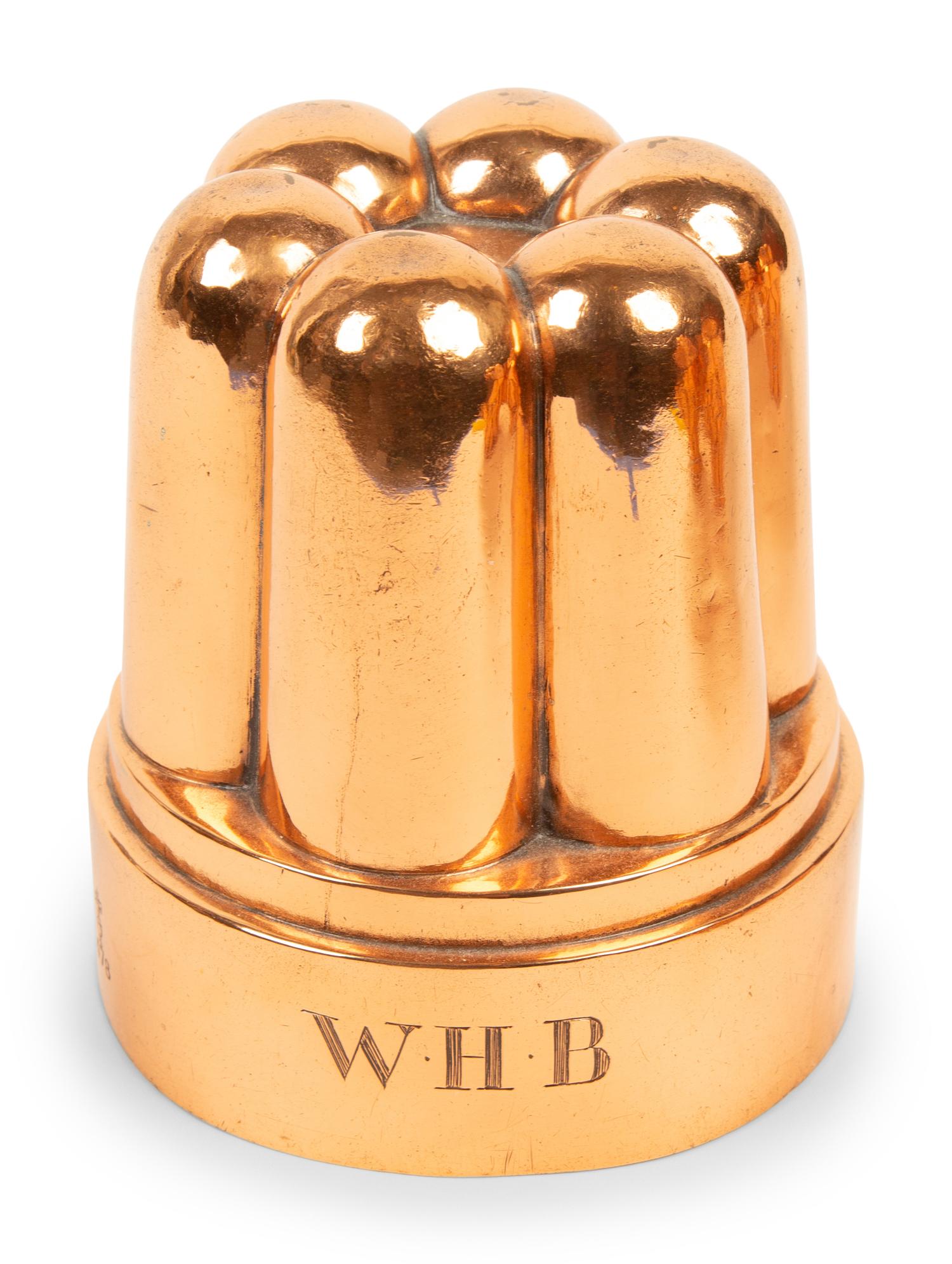 A Collection of 27 English Copper Jelly Molds — 19TH CENTURY