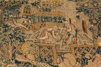 A Flemish Needlepoint Tapestry Panel