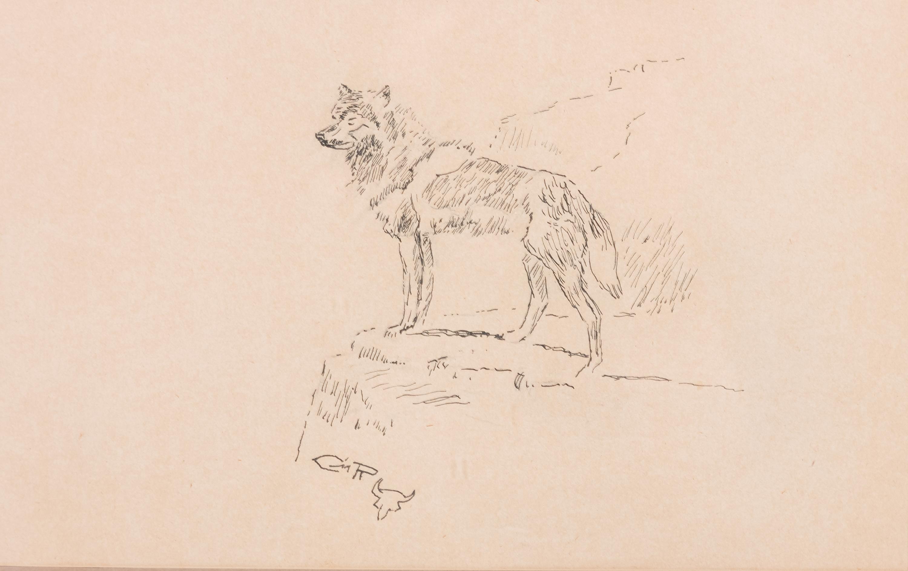 Wolf Facing Left