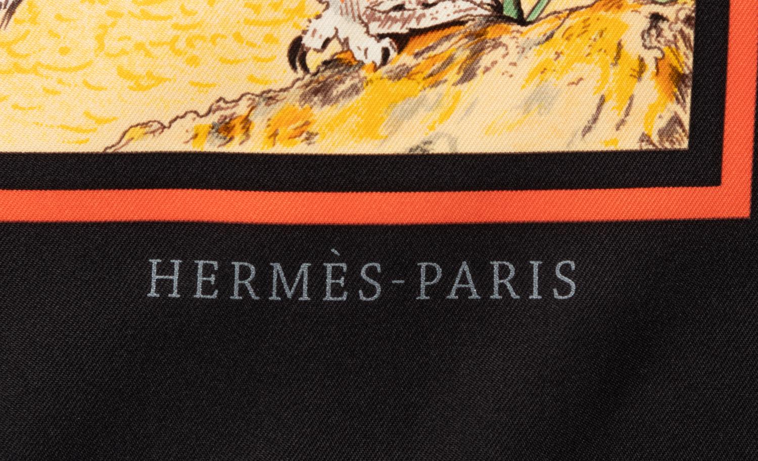 Hermès Kermit Oliver 90cm Silk Scarf