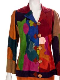 Three Vintage Leather & Velvet Ensembles, 1960-70s