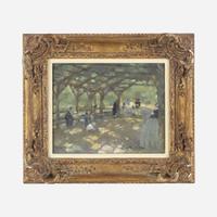 Martha Walter (American, 1875–1976) Sous la Tonnelle, Jardin des Tuileries