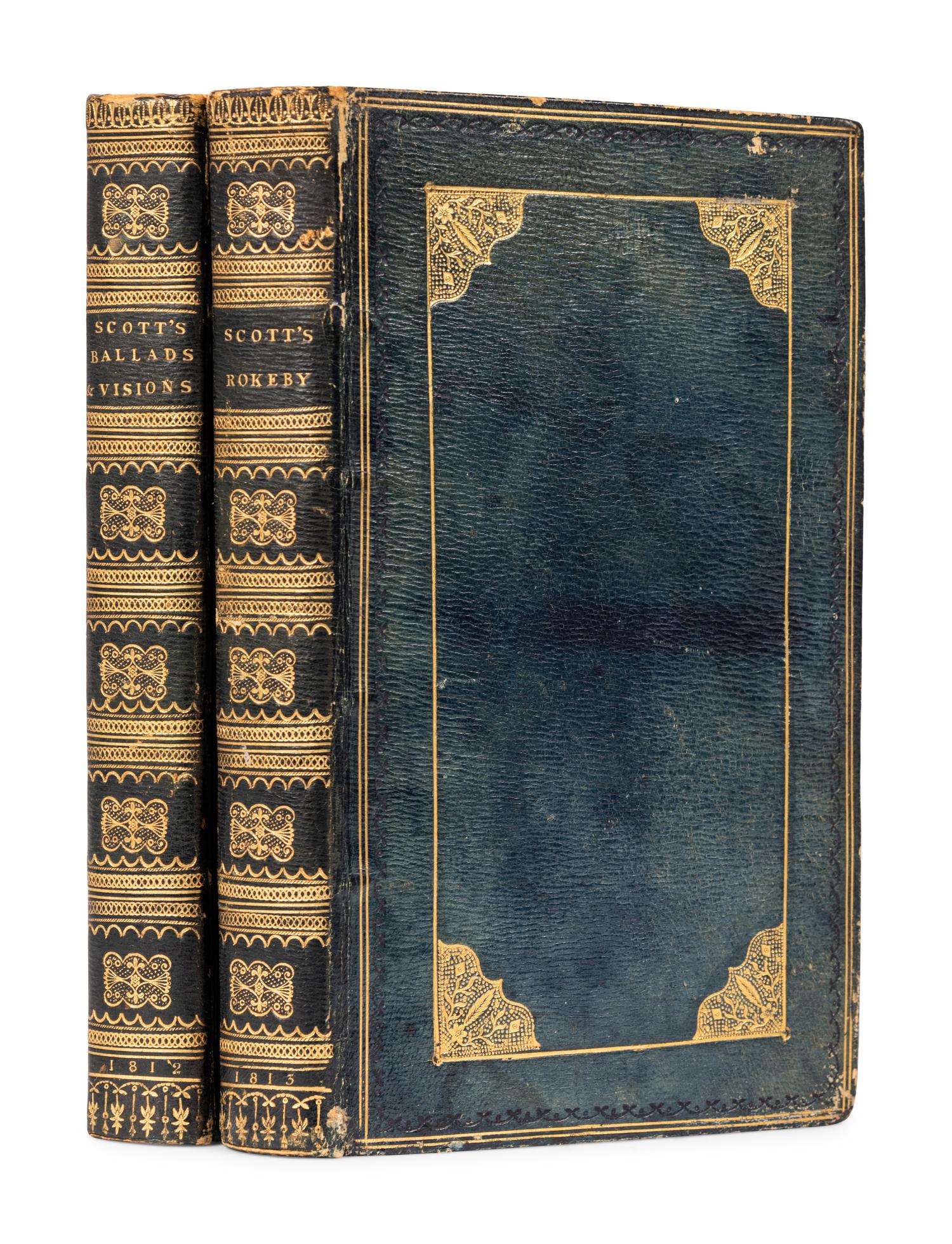 [FORE-EDGE PAINTINGS]: SCOTT, Walter, Sir (1771-1832). Ballads and Lyrical Pieces . Edinburgh: for John Ballantyne and Longman, Hurst, Rees, Orme, and Brown, 1812.