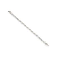 DIAMOND AND PLATINUM LINE BRACELET