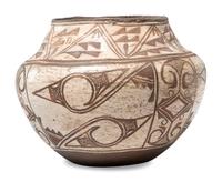 Zuni Polychrome Pottery Jar