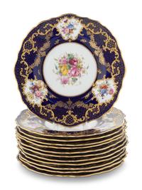 A Set of Twelve Spode Porcelain Plates