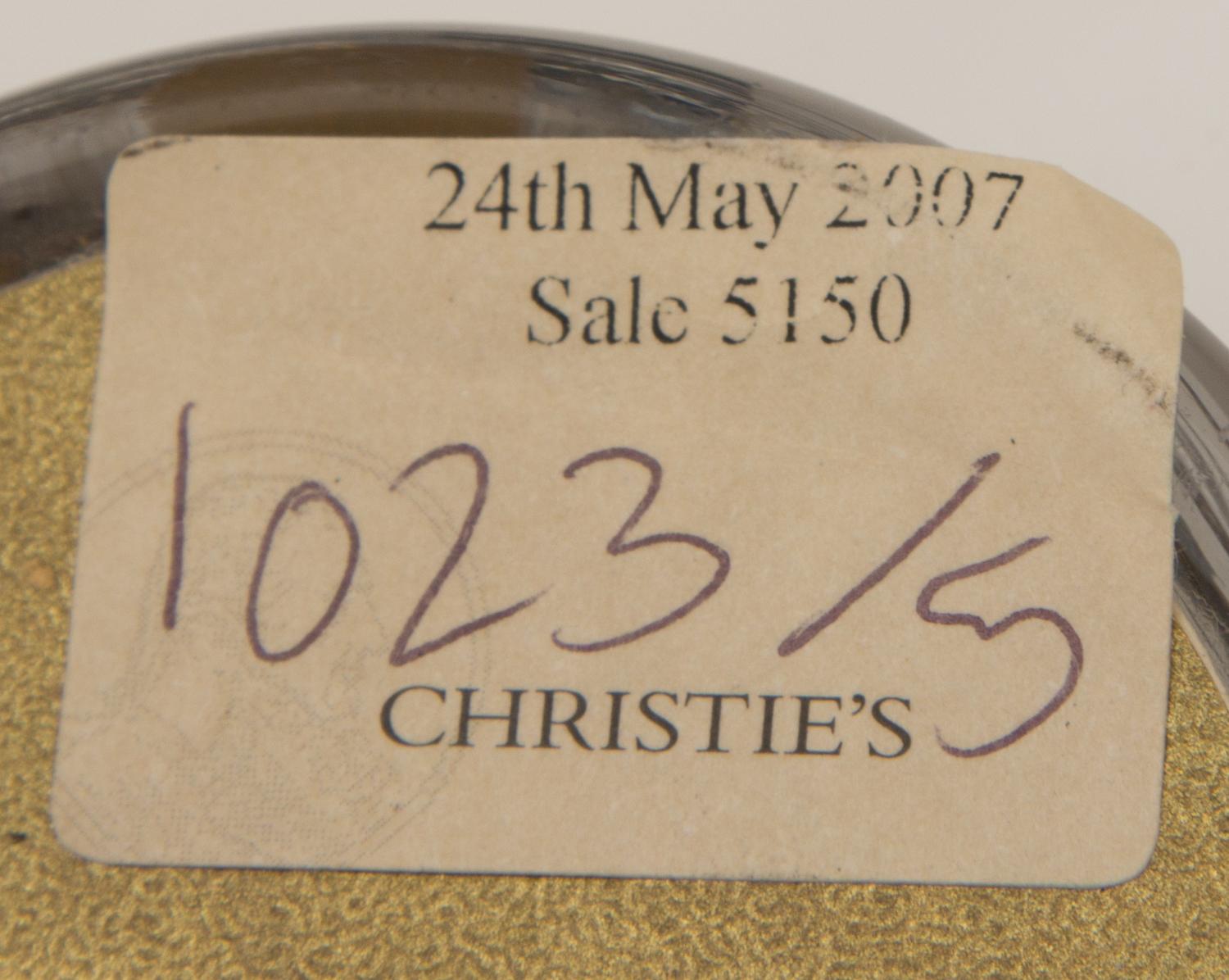 Five Various Paper-backed Photo Paperweights Diameter of largest 4 inches — 19TH AND 20TH CENTURY
