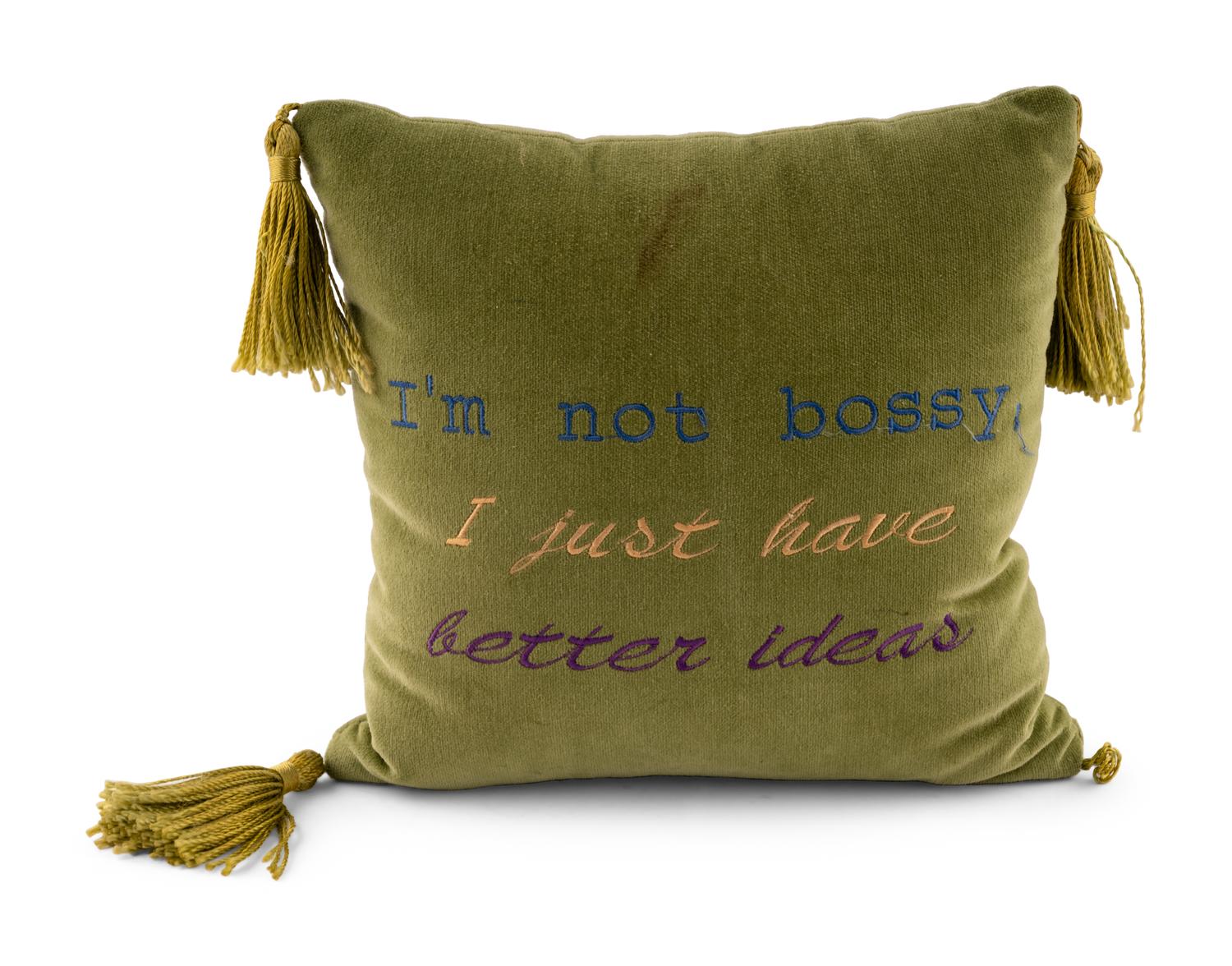 Two Embroidered Pillows