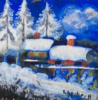 Hugo Scheiber, (Hungarian, 1873–1950), Winter Scene