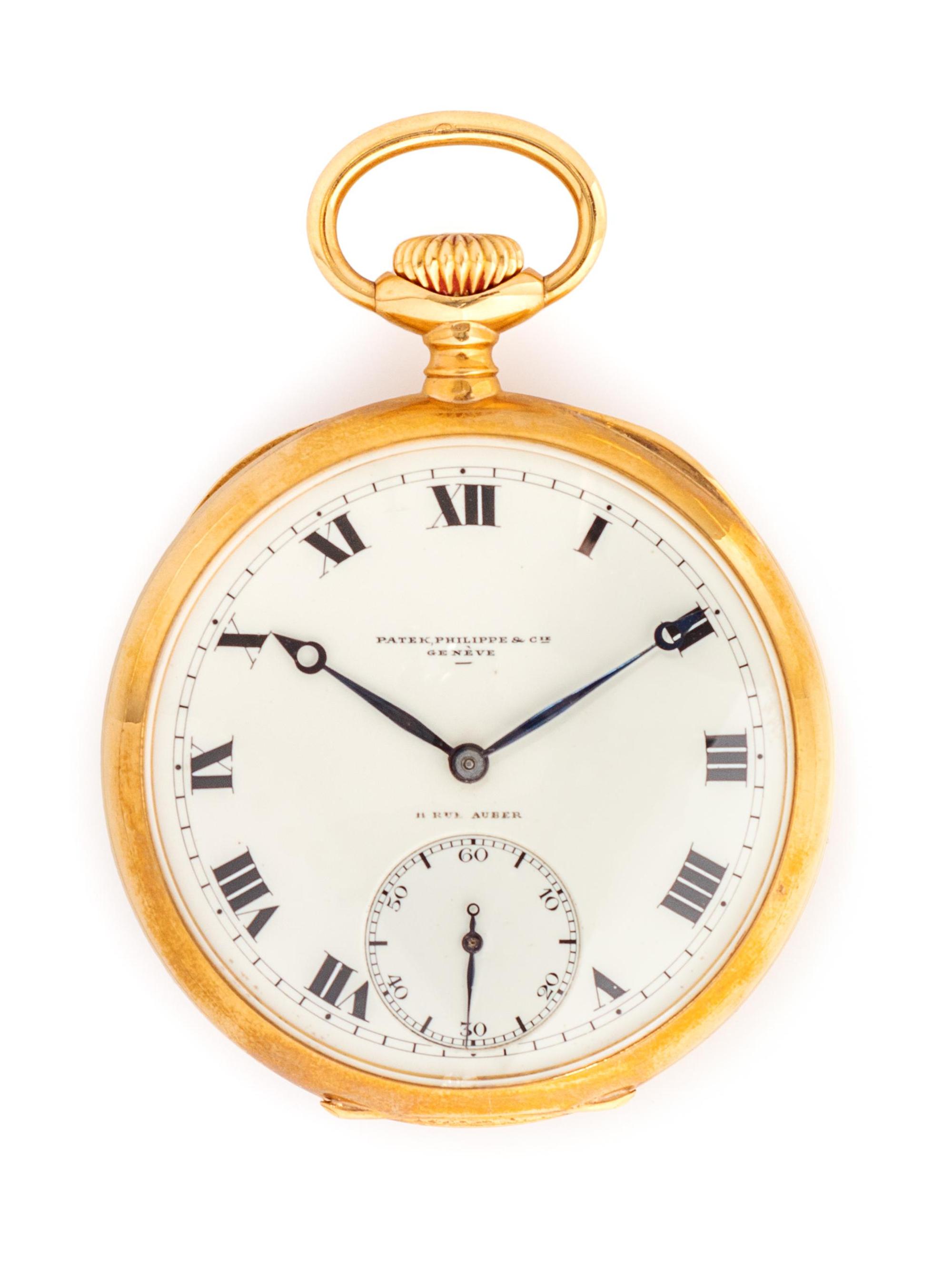 Patek Philippe, Yellow Gold Open Face Pocket Watch