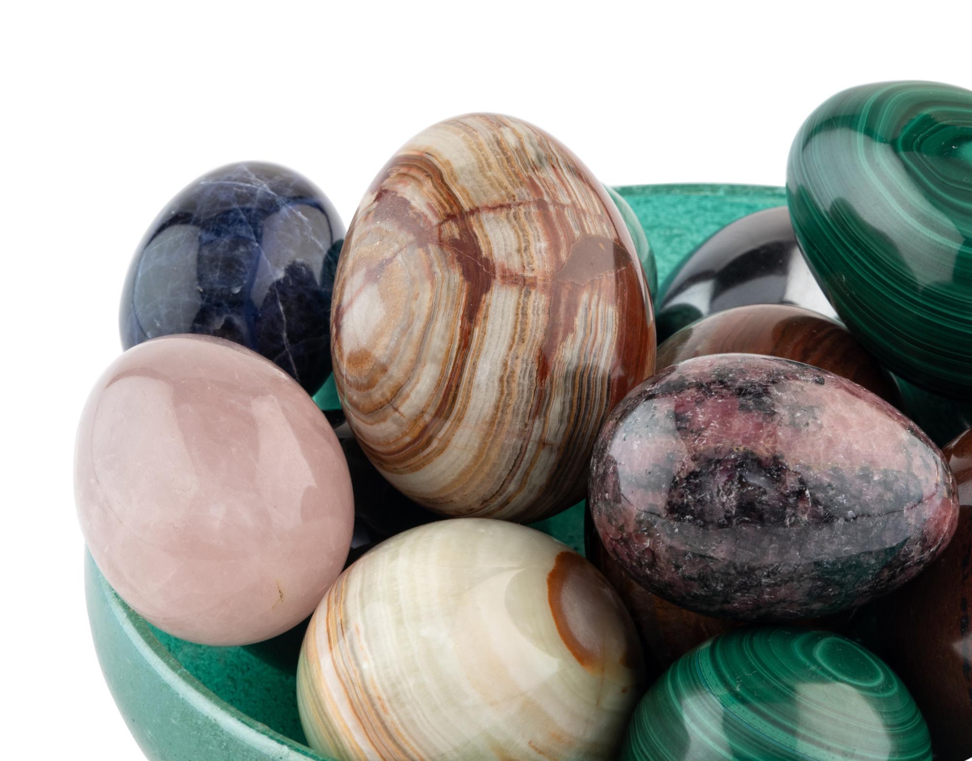 A Group of Hardstone Eggs