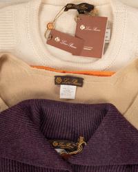 Three Loro Piana Knit Tops, Including One Twin Set, 2000s
