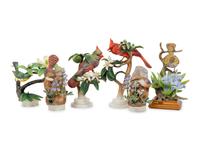 Six Royal Worcester Dorothy Doughty Porcelain Groups