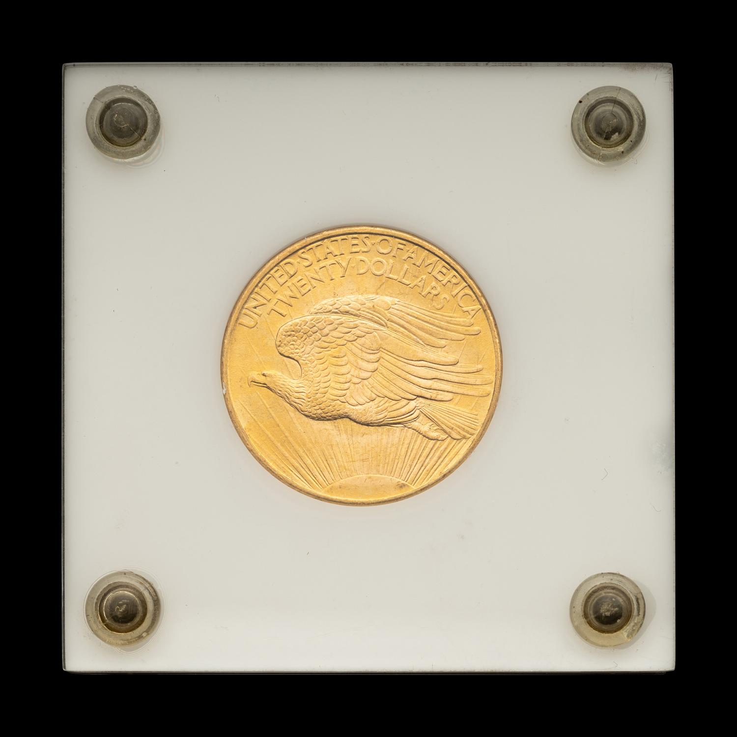 A 1908 Saint-Gaudens $20 Gold Coin