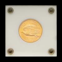 A 1908 Saint-Gaudens $20 Gold Coin