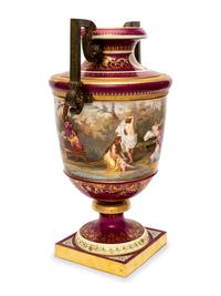 A Vienna Porcelain Urn