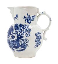 A Worcester Porcelain Pitcher, Height 6 1/2 inches.
