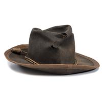 Two Army slouch hats identified to Captain Charles E. Nash, Company F, 19th Maine Infantry.
