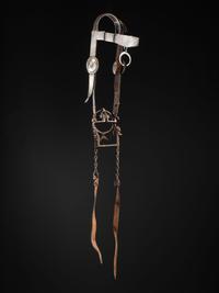 Early Navajo Bridle, with Navajo Ring Bit, Collected by Hoffman Birney (1891-1958)