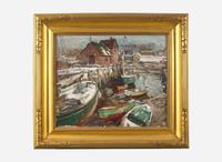 William Lester Stevens (American, 1888-1969) - Rockport Winter, Motif #1